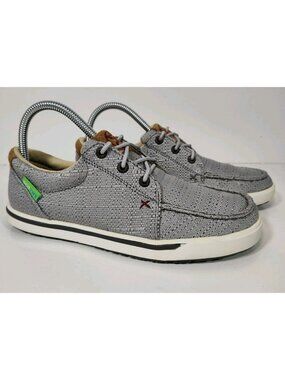 Twisted X Hooey Lopers Eco TWX Shoes Men's 6.5 Light Gray WHYC009 Casual